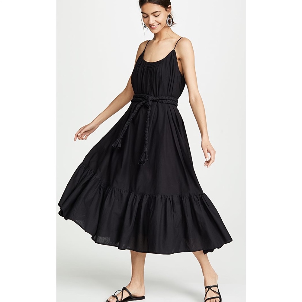 NEW WITH TAGS Rhode Lea Midi Dress, Blue, XS